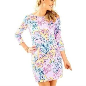 Lilly Pulitzer Pastel Floral Cotton Dress